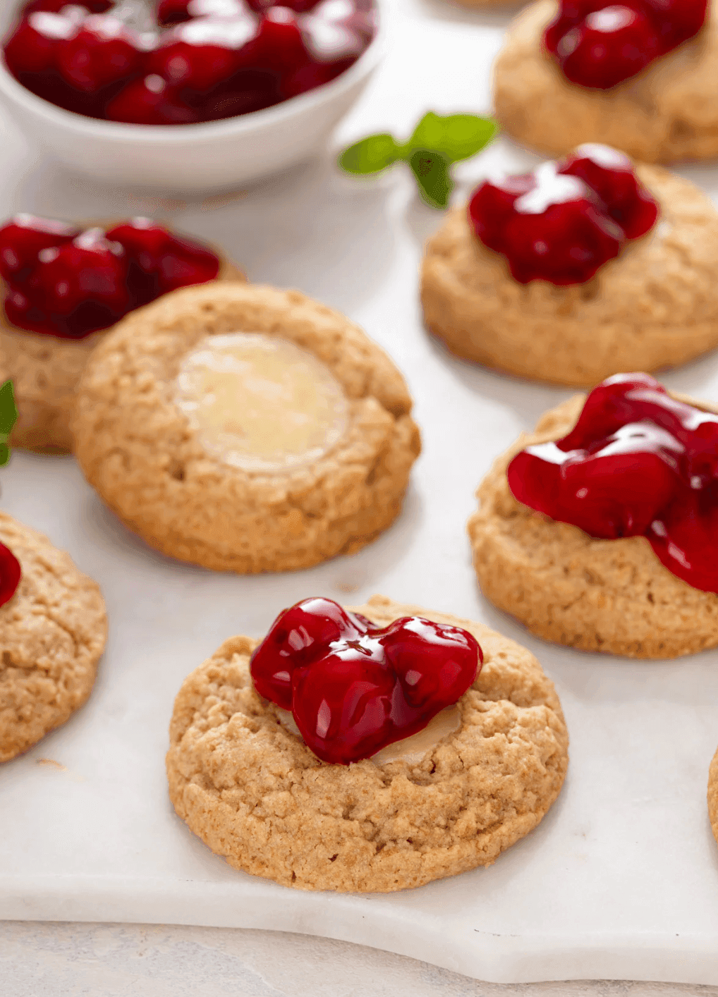 Cherry Cheesecake Cookies (Easy Recipe with Graham Cracker Crust)