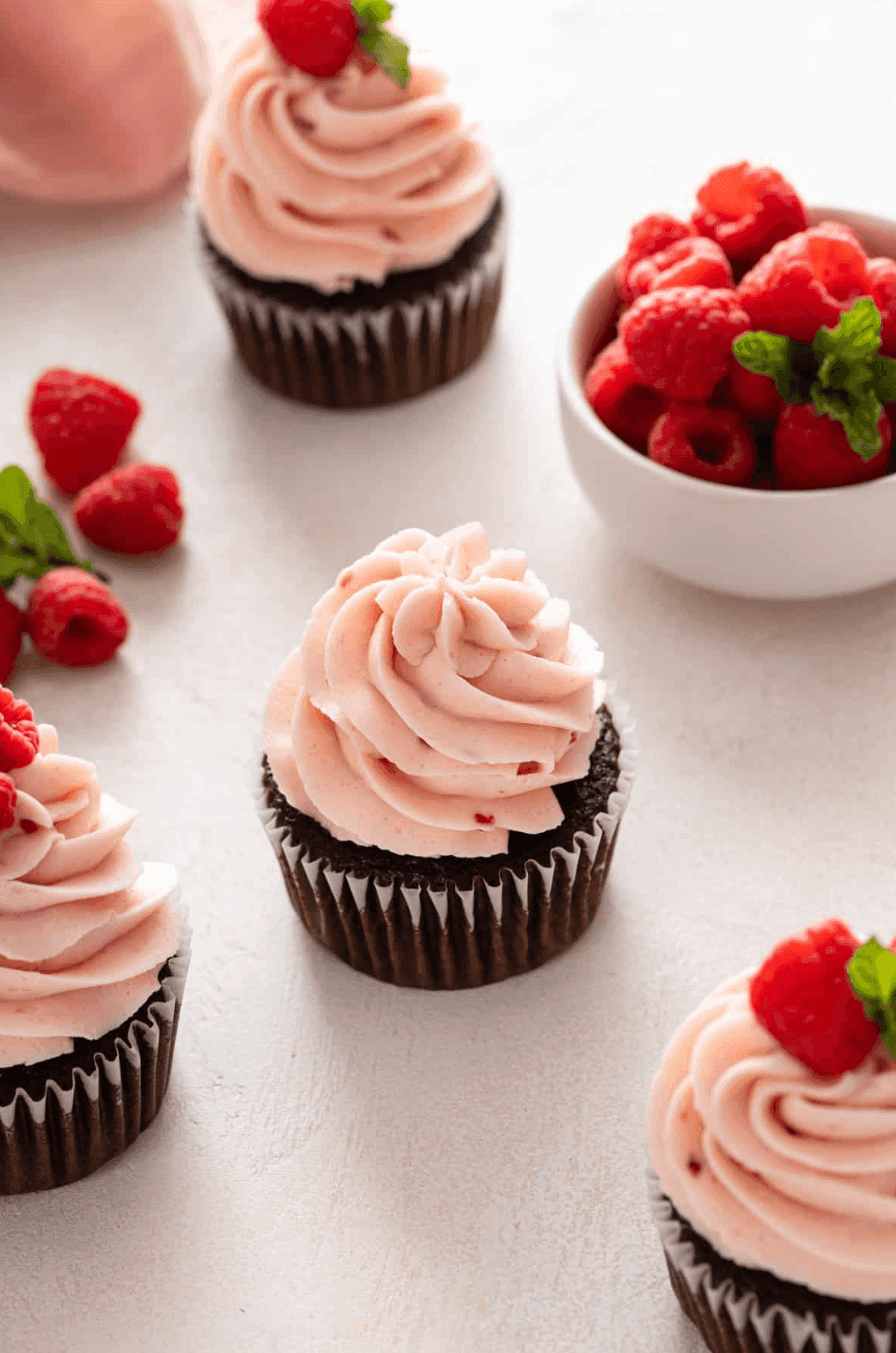 Raspberry Buttercream Frosting for Cakes and Cupcakes