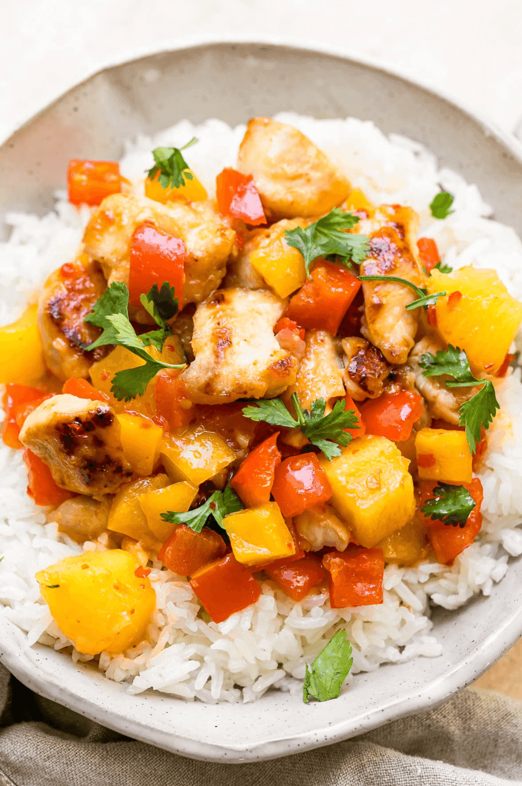 Thai Pineapple Chicken Stir Fry in 20 Minutes