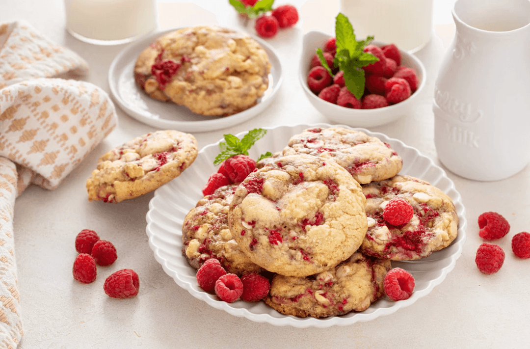 White Chocolate Raspberry Cookies – Easy Recipe for Chewy Summer Treat